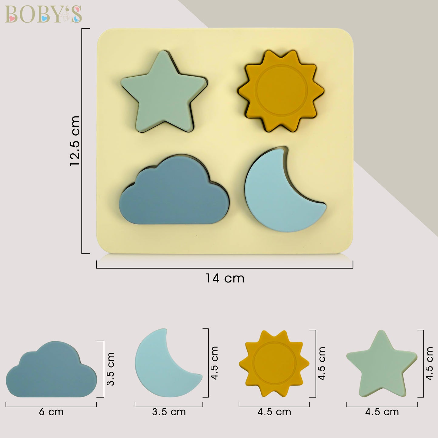 Montessori Silikonpuzzle