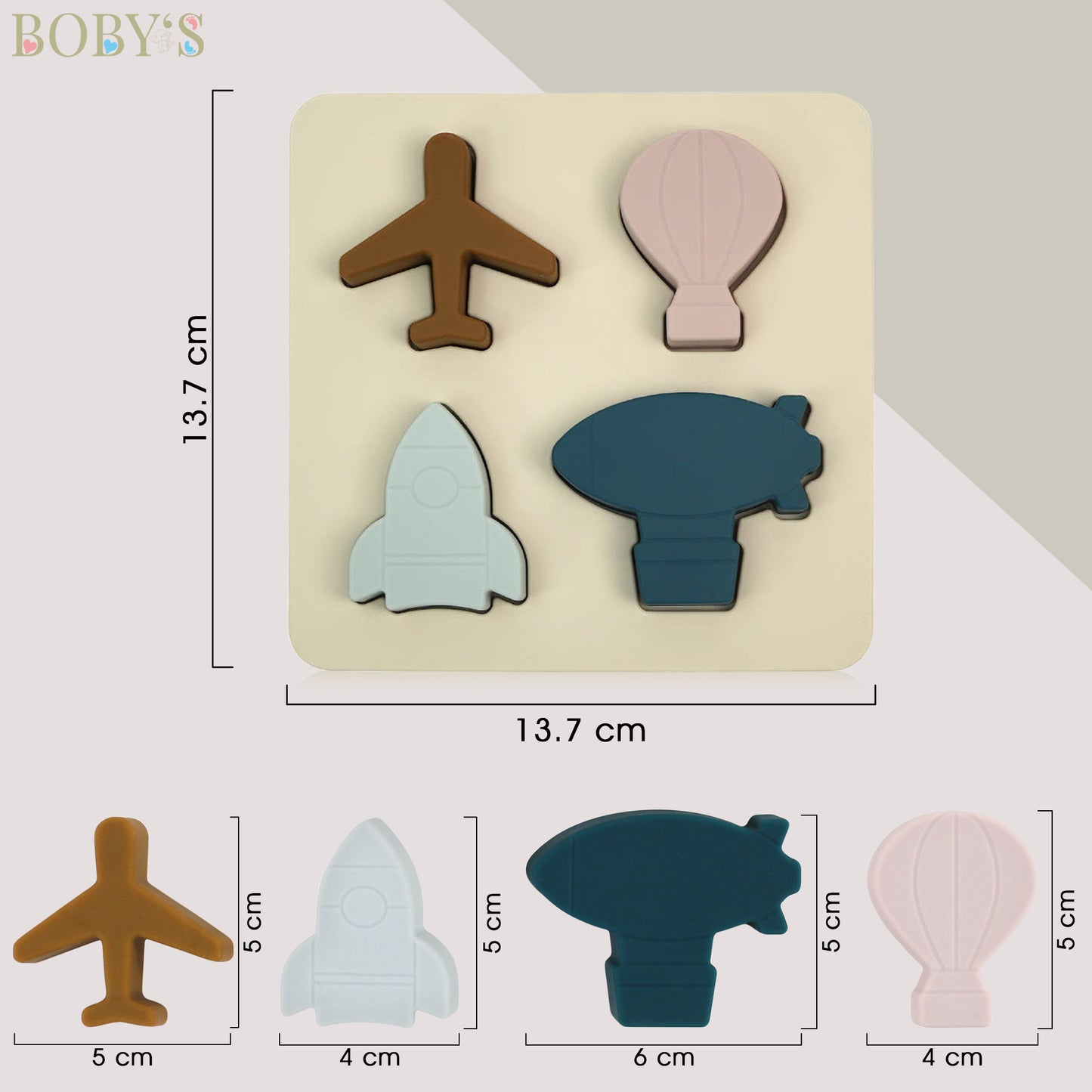 Montessori Silikonpuzzle