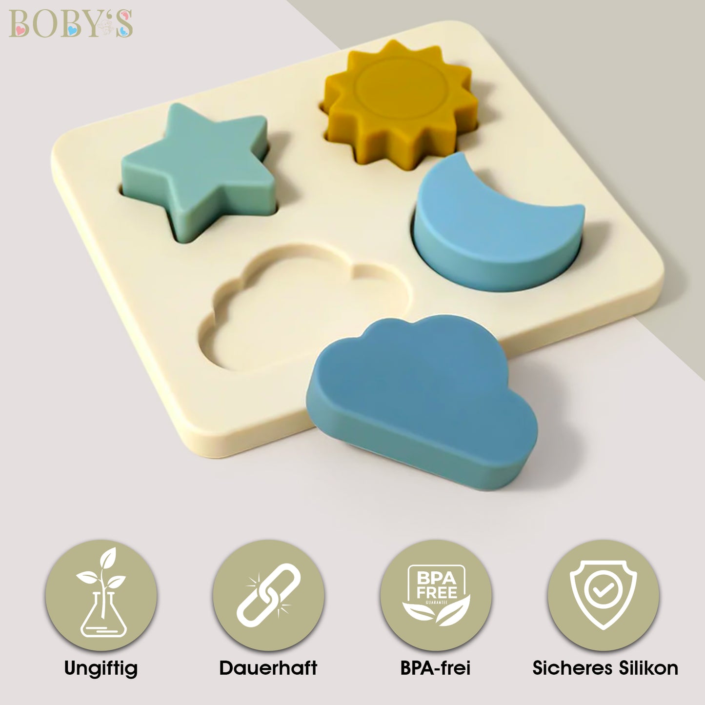 Montessori Silikonpuzzle