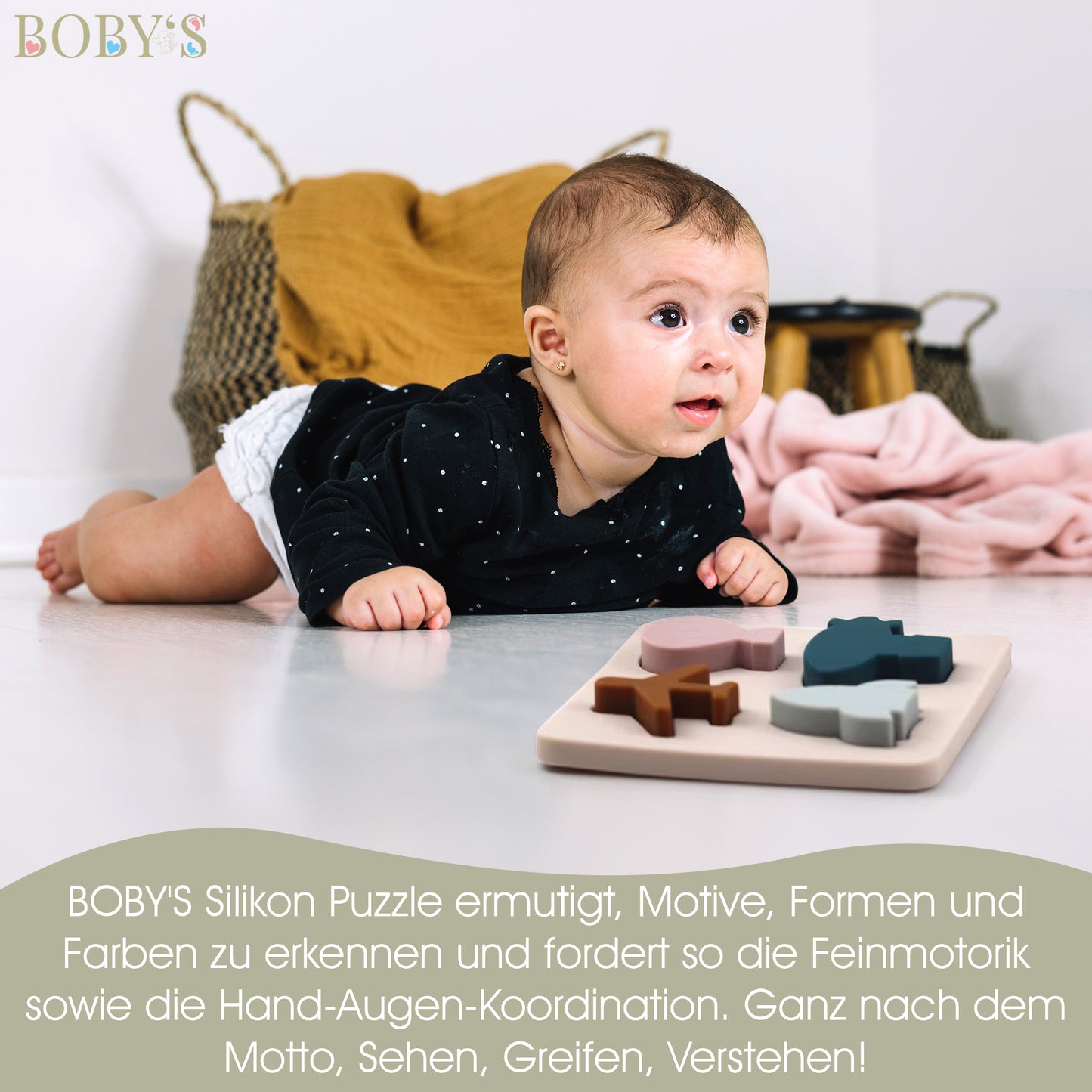 Montessori Silikonpuzzle