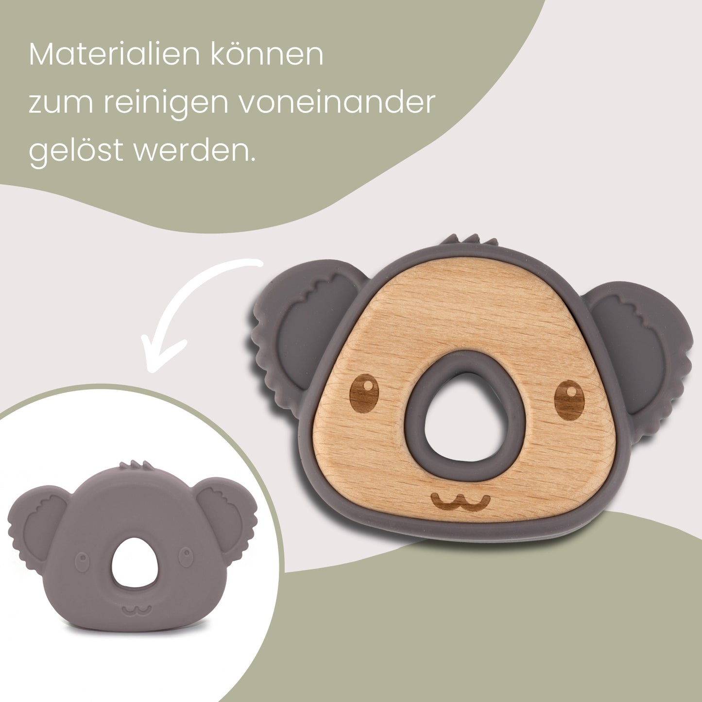 Beißring Kauspielzeug & Zahnungshilfe (Personalisierbar)