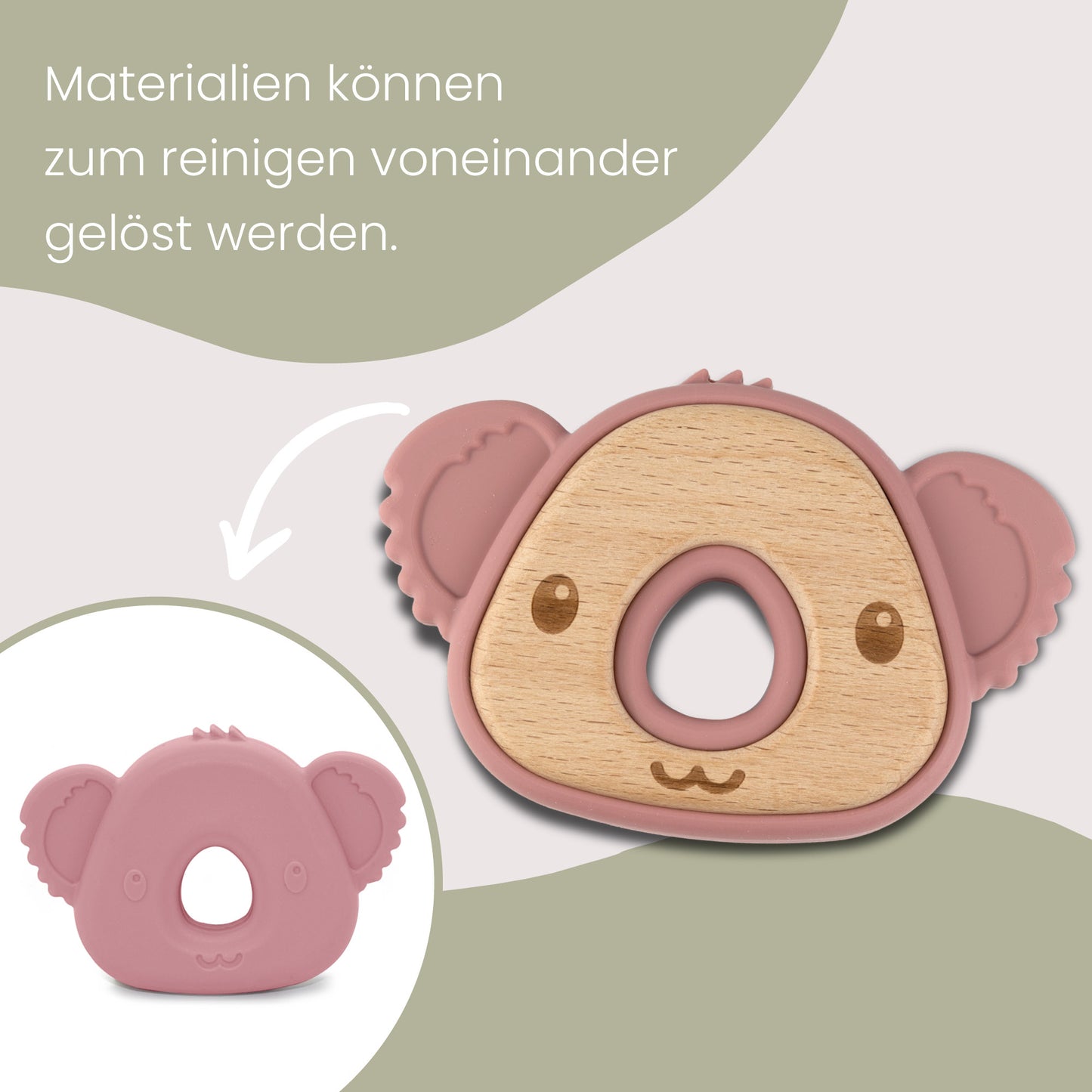 Beißring Kauspielzeug & Zahnungshilfe (Personalisierbar)