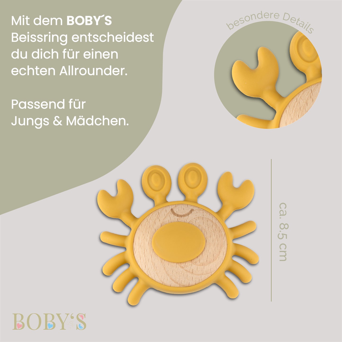 Beißring Kauspielzeug & Zahnungshilfe (Personalisierbar)