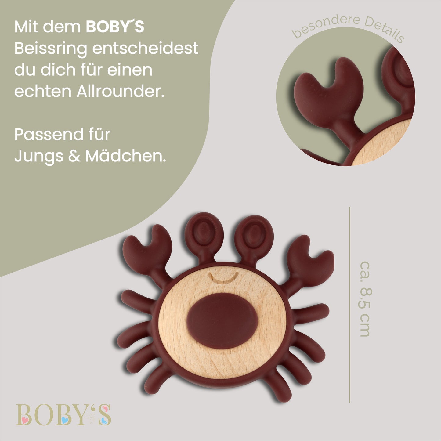 Beißring Kauspielzeug & Zahnungshilfe (Personalisierbar)