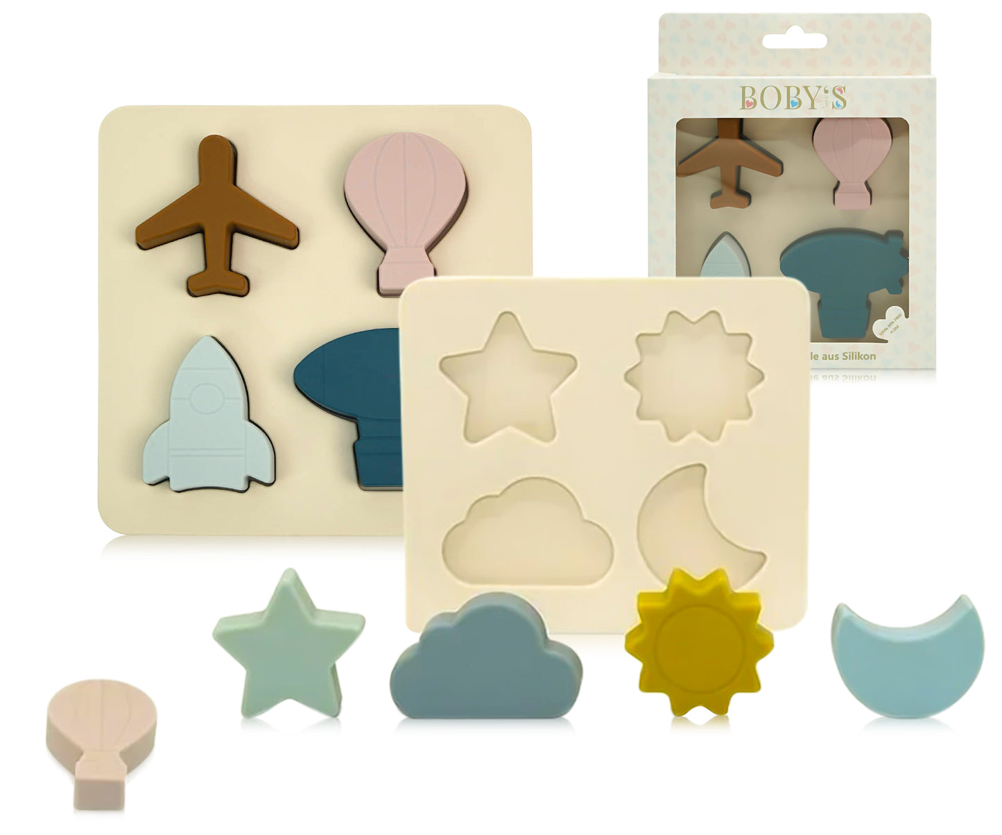 Montessori Silikonpuzzle