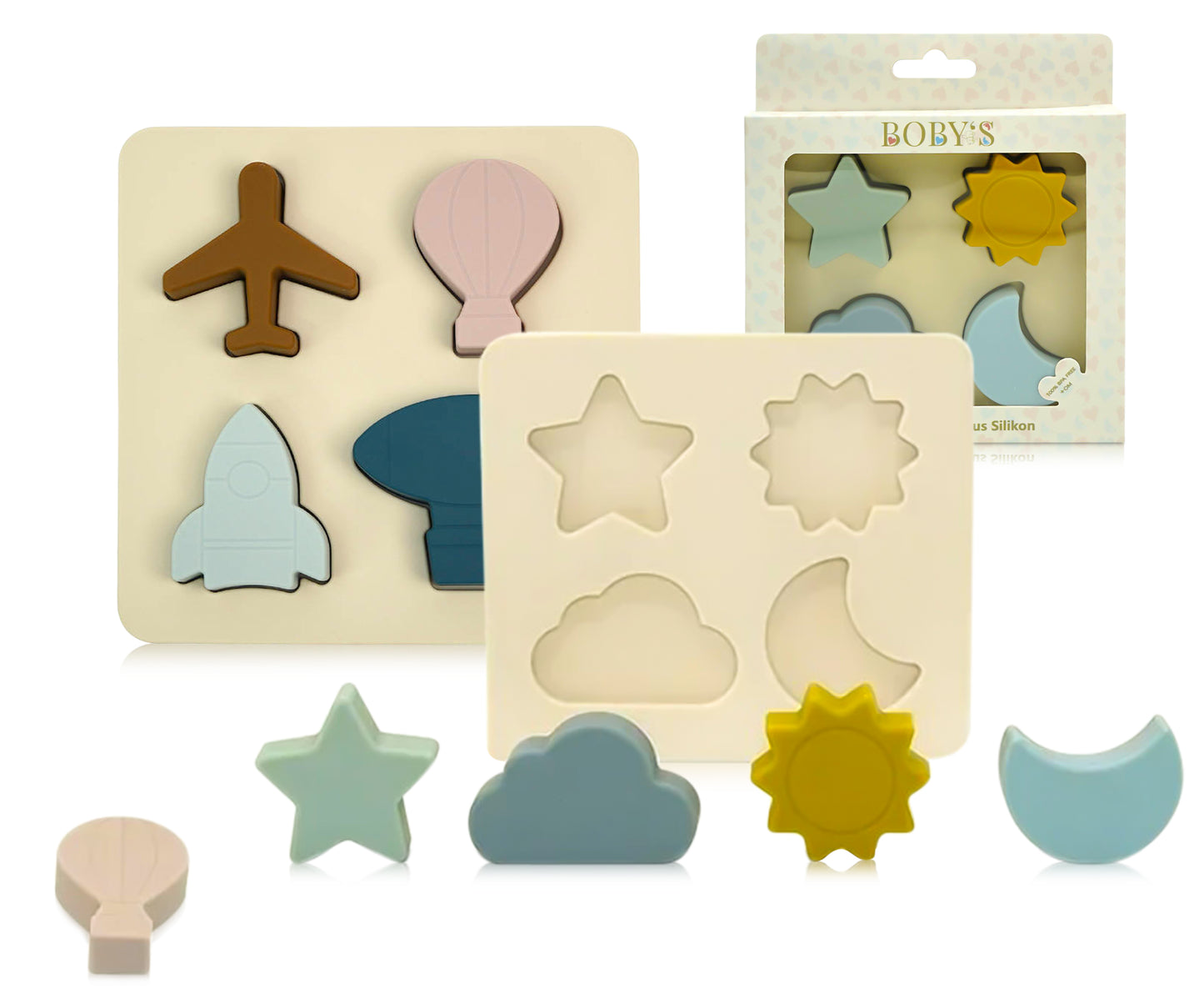 Montessori Silikonpuzzle