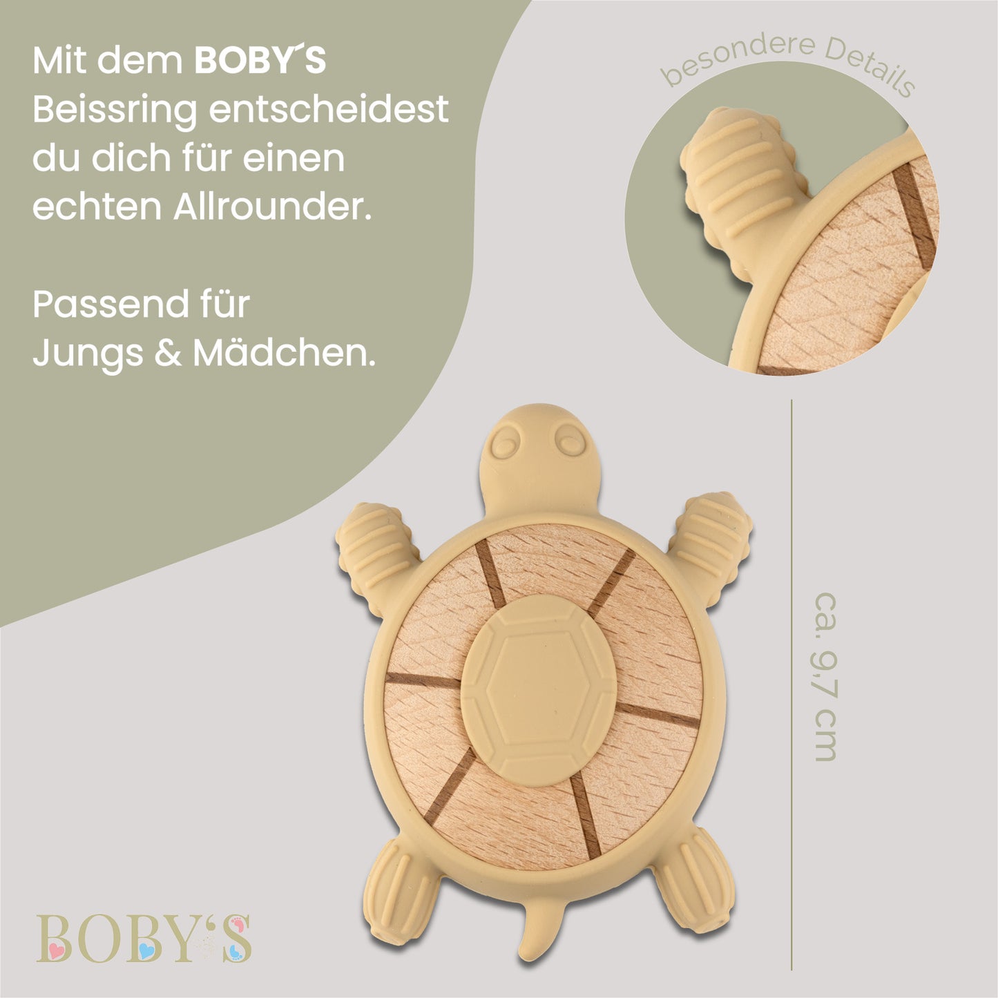 Beißring Kauspielzeug & Zahnungshilfe (Personalisierbar)