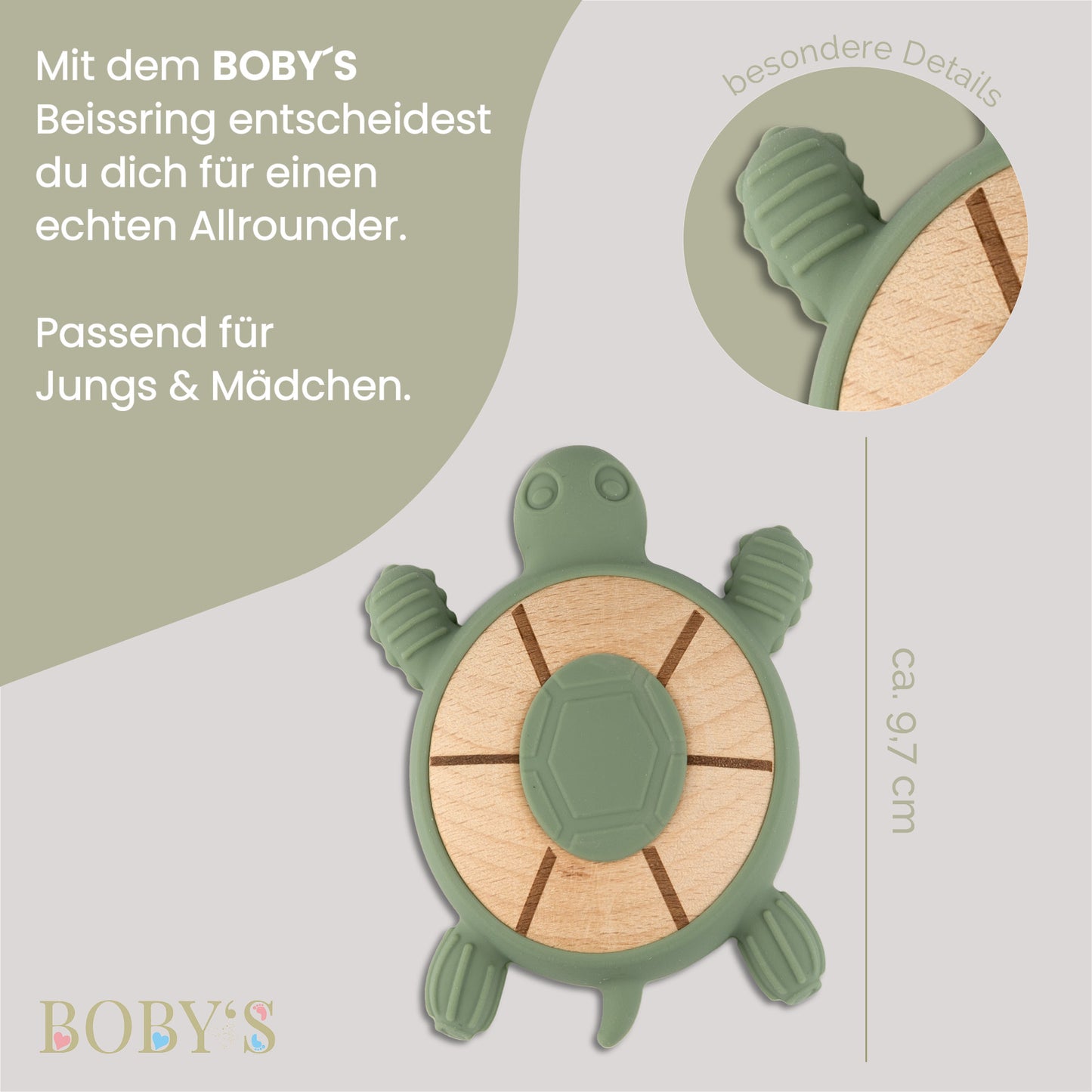 Beißring Kauspielzeug & Zahnungshilfe (Personalisierbar)