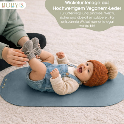 Wickelunterlage aus veganem Leder