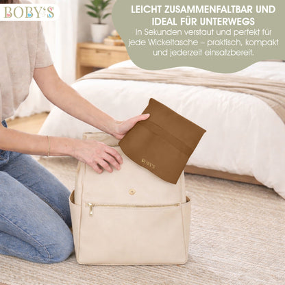 Wickelunterlage aus veganem Leder