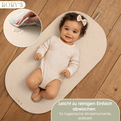 Wickelunterlage aus veganem Leder