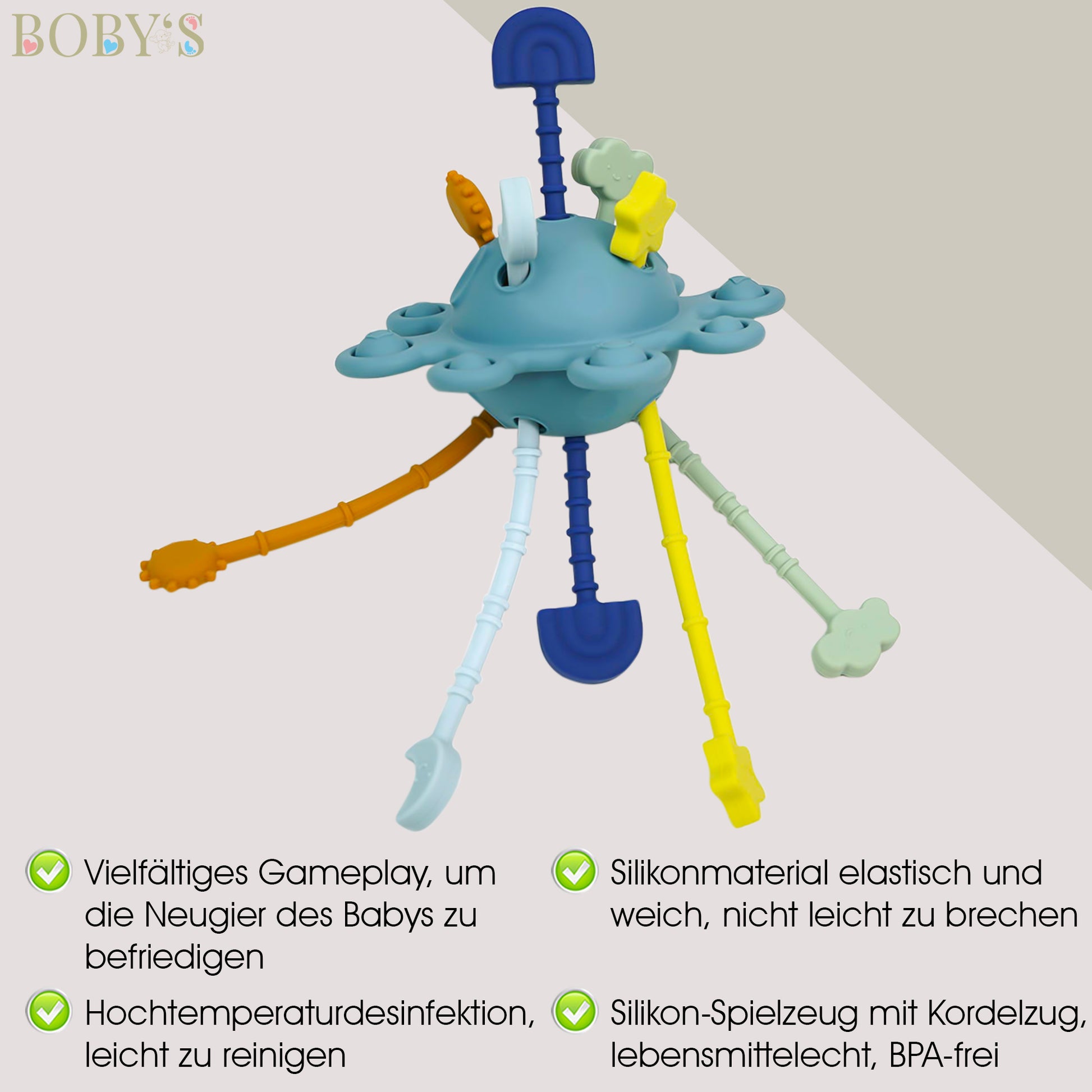 Activity Greifball Baby-Spielzeug fr motorische Fhigkeiten BOBYS Activity Greifball Baby-Spielzeug fr motorische Fhigkeiten BOBYS