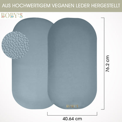 Wickelunterlage aus veganem Leder