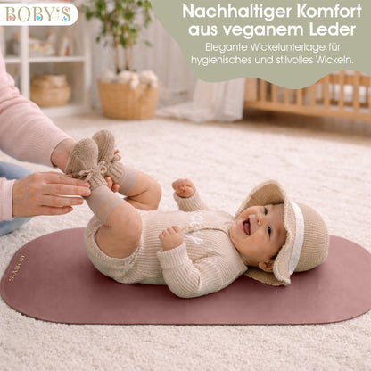Wickelunterlage aus veganem Leder