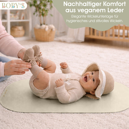 Wickelunterlage aus veganem Leder