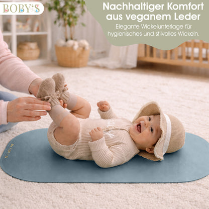 Wickelunterlage aus veganem Leder
