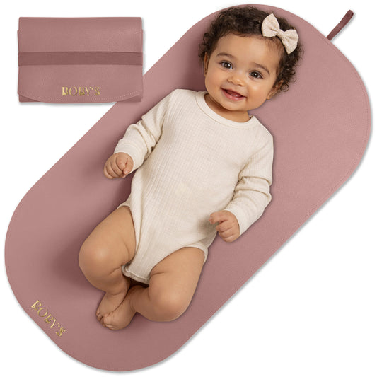 Wickelunterlage aus veganem Leder