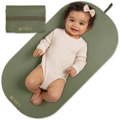 Wickelunterlage aus veganem Leder