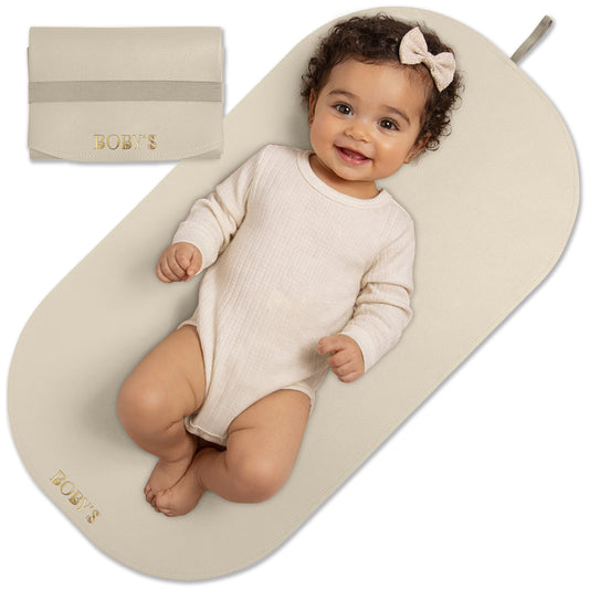 Wickelunterlage aus veganem Leder